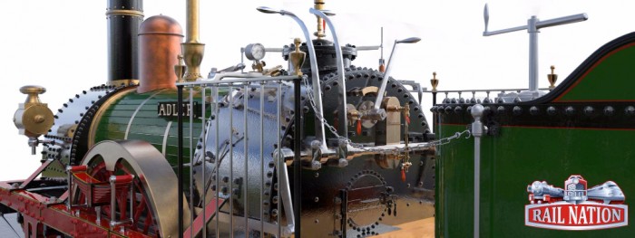 Die erste Lokomotive Deutschlands - der Adler